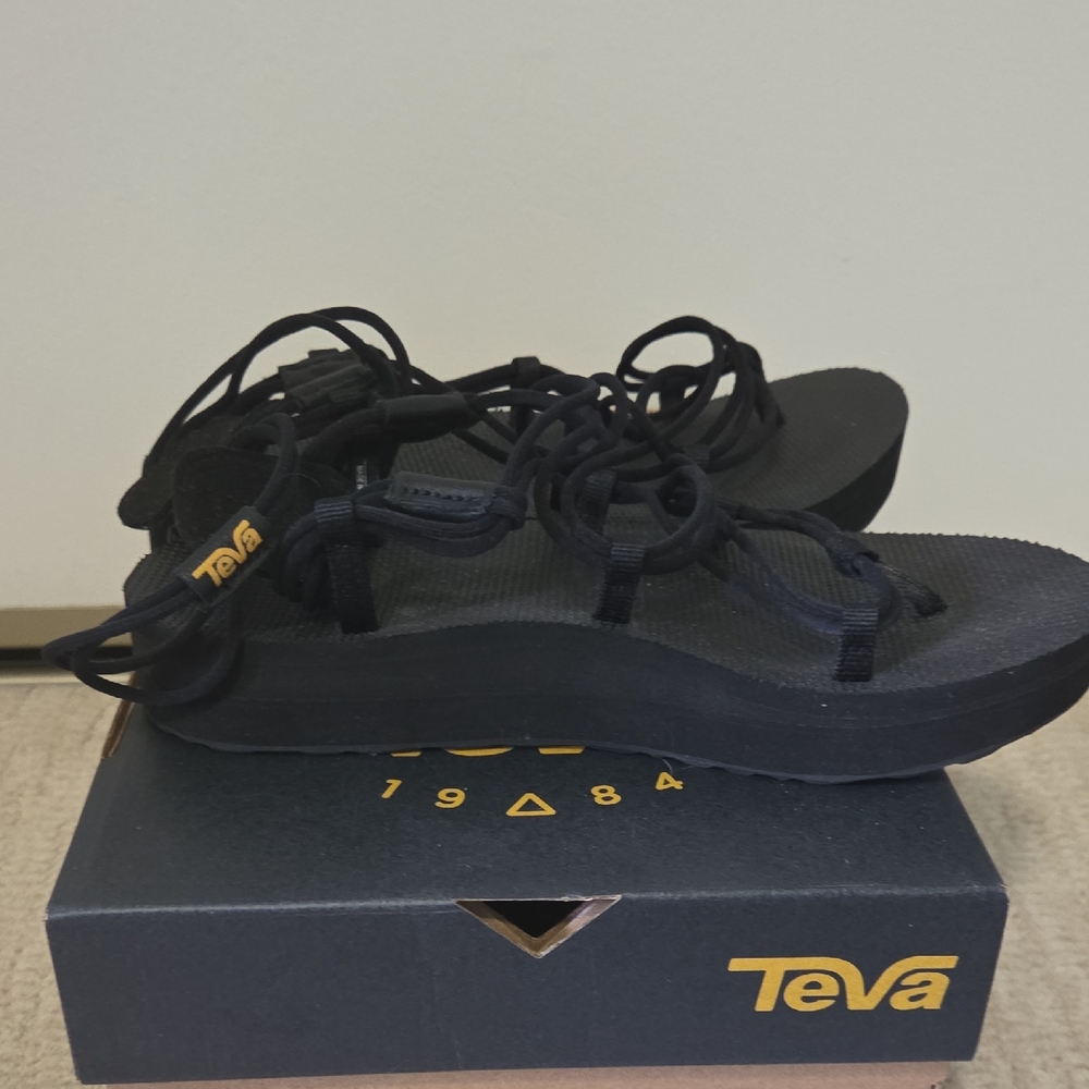 Teva Women's Black Strappy Sandals